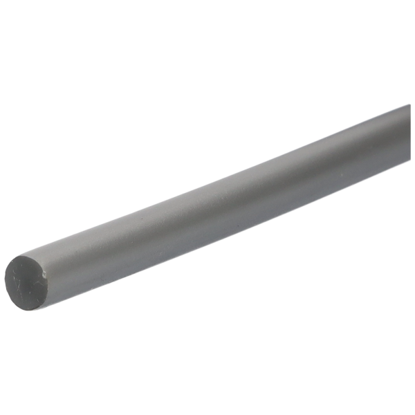 Planenseil 8mm Ø PVC ohne Einlage silber 1m