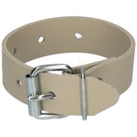 Schnallriemen Kunststoff 250mm lang 20mm breit 2,1mm stark beige