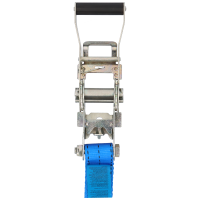 Zurrgurt mit Ratsche 2m 35mm breit 3000daN mit Haken und Gummischutz für PKW Transport über Reifen oder durch Felge
