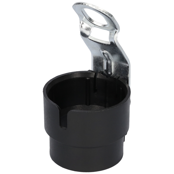 Steckerhalter Kunststoff für 13pol oder 7poligen Stecker schwarz