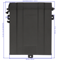Dokumentenbehälter Kunststoff "BRIKY" 330x65x384mm (LxBxH)