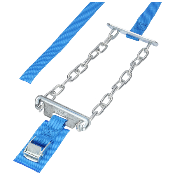 Schneekette Anfahrhilfe mit Spanngurt ca. 70cm Kette 5mm Ø