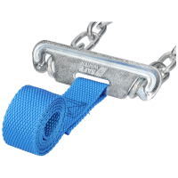 Schneekette Anfahrhilfe mit Spanngurt ca. 70cm Kette 5mm Ø