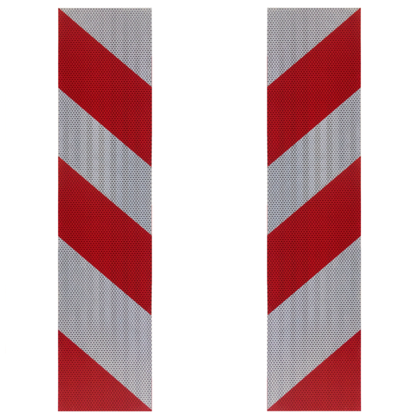 Container Warnmarkierung 1x li 1x re 705x141mm magnetisch Set