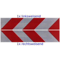 Container Warnmarkierung 1x li 1x re 705x141mm magnetisch...