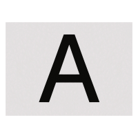 A Tafel Magnetfolie Abfallschild magnetisch