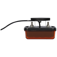 Blitzleuchte Orange Flash 12 LEDs mit Magnet und Stecker für Zigarettenanzünder