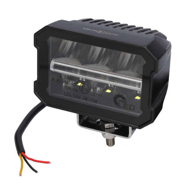 Fernscheinwerfer LED mit Positionslicht 2200LM mit Kabel 12/24V IP67 6+6 LEDs