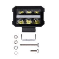 Fernscheinwerfer LED mit Positionslicht 2200LM mit Kabel 12/24V IP67 6+6 LEDs