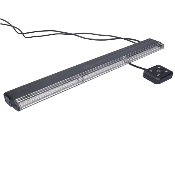 LED Warnanlage Warnleuchte super slim 473x23mm 3 Funktionen 36 LEDs mit Controllbox