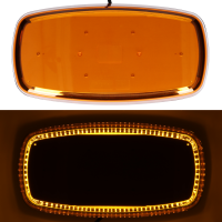 LED Warnanlage Warnleuchte mit Magnet 305x158 2 Funktionen 84 LEDs mit Kabel für Zigarettenanzünder