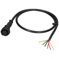 Anschlussstecker AMP 7pol mit 7x0,75mm Kabel 1m