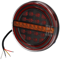 Heckleuchte 3-Kammerleuchte LED Rund links rechts 140mm...