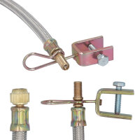 Ventilverlängerung 350mm Metall flexibel mit Halterung