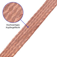 Batteriemasseband Kupfer 19,5cm
