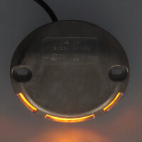 Warnblinkleuchte Rund LED für Ladebordwand 12V 24V 30cm Kabel