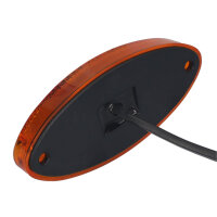 Seitenmarkierungsleuchte Oval LED orange ohne Halterung...