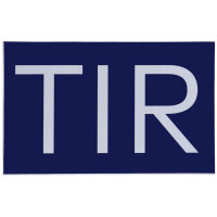 TIR Warntafel Info Warnschild Aufkleber für Zoll LKW...