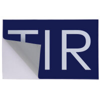 TIR Warntafel Info Warnschild Aufkleber für Zoll LKW...