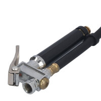 Reifenfüller für Zwillingsbereifung mit Schlauch und Skala Momentstecknippel