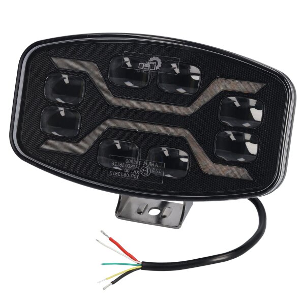Fernscheinwerfer LED x Spider mit Positionslicht & Blitzlicht 12/24V IP69K 72 LEDs
