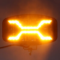 Fernscheinwerfer LED x Spider mit Positionslicht & Blitzlicht 12/24V IP69K 72 LEDs