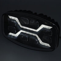 Fernscheinwerfer LED x Spider mit Positionslicht & Blitzlicht 12/24V IP69K 72 LEDs
