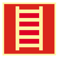 Rettungsleiter Folie nachleuchtend 