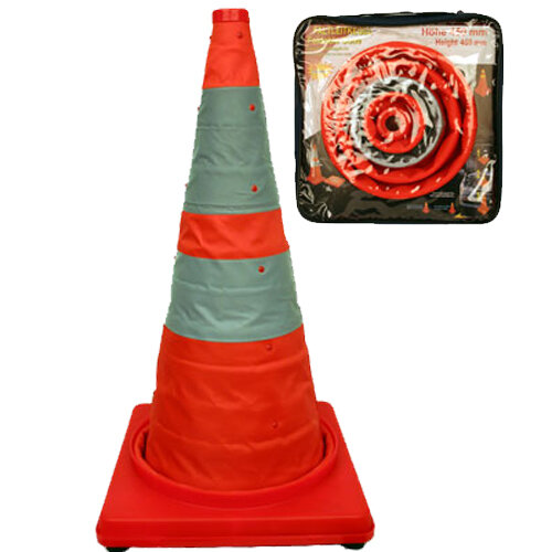 Faltleitkegel 45 cm m. Beleuchtung